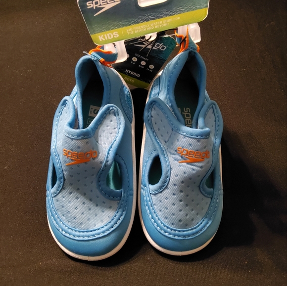 Boys Speedo Hybrid Hawaii Blue Water Shoes small 5-6